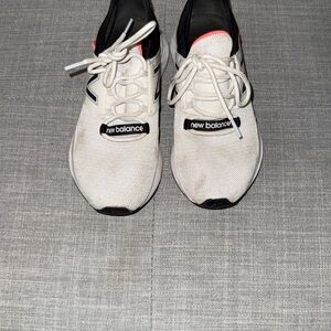 New Balance White and Black Athletic Shoes